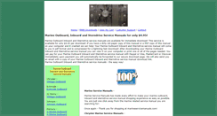 Desktop Screenshot of marineservicemanuals.com